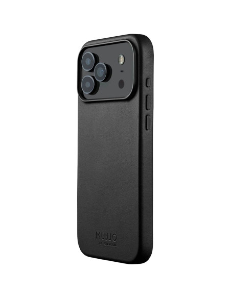Mujjo Full Leather Case Etui Do Iphone 17 Pro Max, Czarny