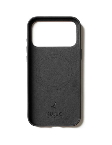 Mujjo Full Leather Case Etui Do Iphone 17 Pro Max, Czarny