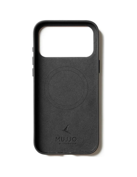 Mujjo Full Leather Case Etui Do Iphone 17 Pro Max, Czarny