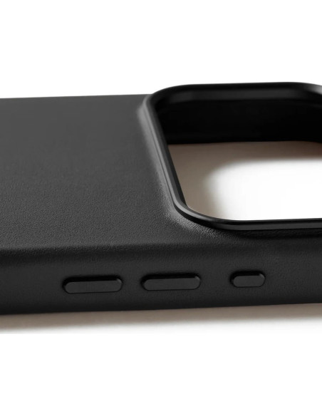 Mujjo Full Leather Case Etui Do Iphone 17 Pro Max, Czarny