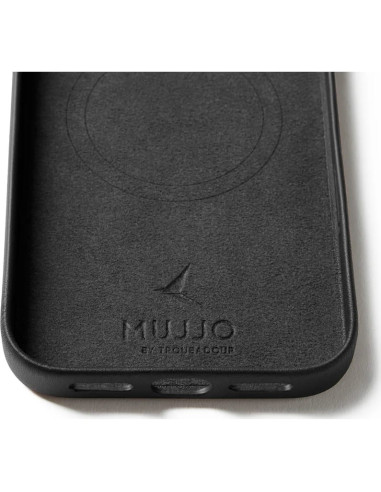 Mujjo Full Leather Case Etui Do Iphone 17 Pro Max, Czarny