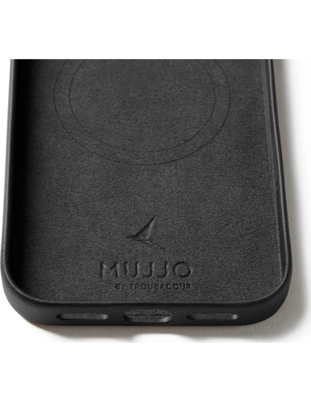 Mujjo Full Leather Case Etui Do Iphone 17 Pro Max, Czarny