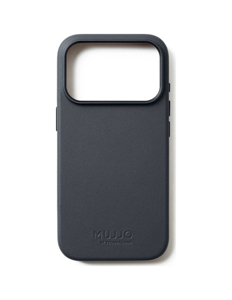 Mujjo Full Leather Case Magsafe Etui Do Iphone 17 Pro Szary