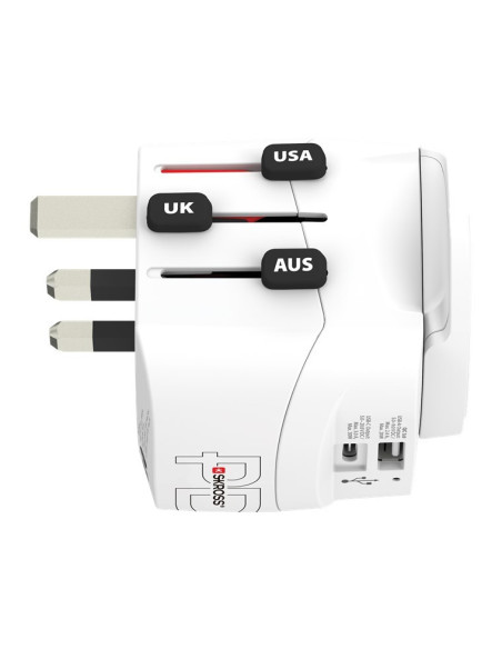 Adapter Skross Pro Light Usb Ac30Pd World, Biały