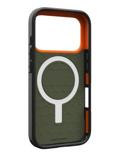 Urban Armor Gear 114545117297 Pokrowiec Na Telefon Komórkowy 16 Cm (6.3") Oliwkowy, Pomarańczowy