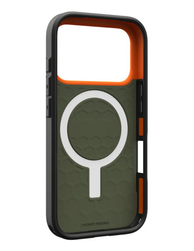 Urban Armor Gear 114545117297 Pokrowiec Na Telefon Komórkowy 16 Cm (6.3") Oliwkowy, Pomarańczowy