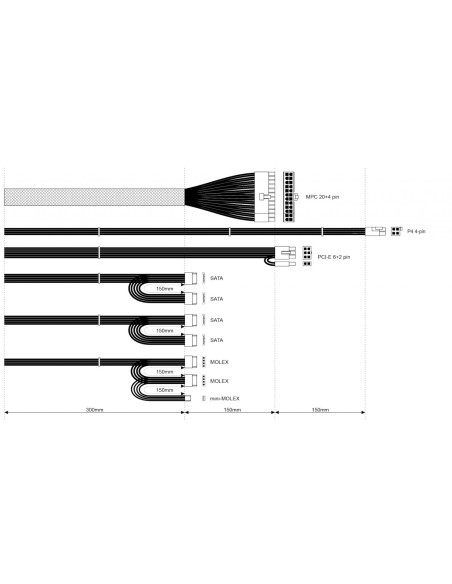 Akyga Ak-B1-600 Moduł Zasilaczy 600 W 20+4 Pin Atx Atx Szary