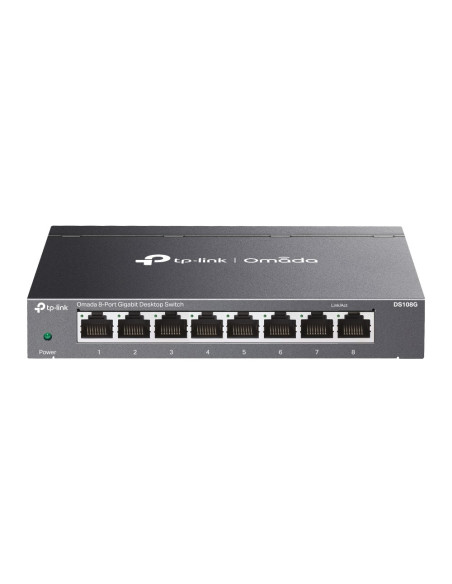 Tp-Link Omada Ds108G Przełącznik Sieciowy Nie Zarządzany Gigabit Ethernet (10/100/1000) Czarny