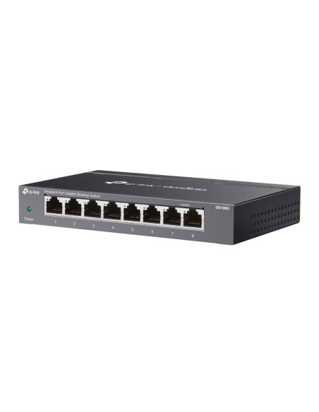 Tp-Link Omada Ds108G Przełącznik Sieciowy Nie Zarządzany Gigabit Ethernet (10/100/1000) Czarny
