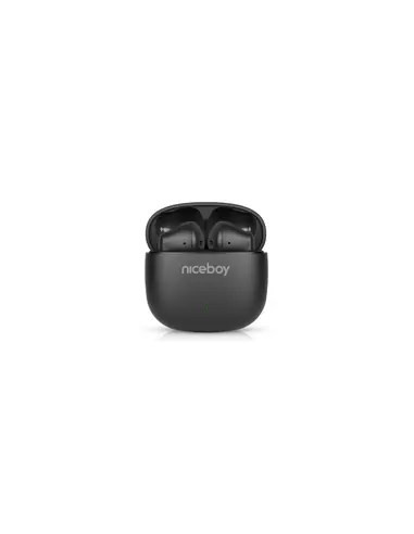 Niceboy Beans 4 Pop Czarne / Słuchawki Bezprzewodowe Z Mikrofonem / Bluetooth 5.4 / Ipx4 / Etui Ładujące