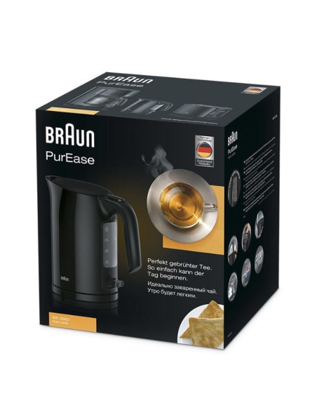 Braun Wk 3000 Bk Czajnik Elektryczny 1 L Czarny 2200 W