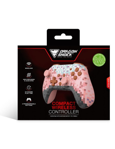 Dragonshock Poptop Różowy, Brązowy, Czarny, Jasny Niebieski, Fioletowy Bluetooth Gamepad Analogowa/Cyfrowa Nintendo Switch, Pc