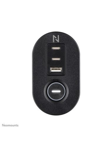 Neomounts Ds22-840Bl6 Rozgałęziacz 1,4 M 3 X Gniazdo Sieciowe Wewnętrzna Czarny