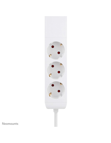 Neomounts Ds22-840Wh6 Rozgałęziacz 1,4 M 3 X Gniazdo Sieciowe Wewnętrzna Biały