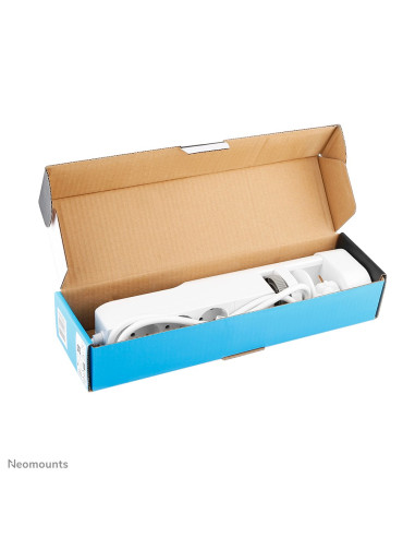Neomounts Ds22-840Wh6 Rozgałęziacz 1,4 M 3 X Gniazdo Sieciowe Wewnętrzna Biały