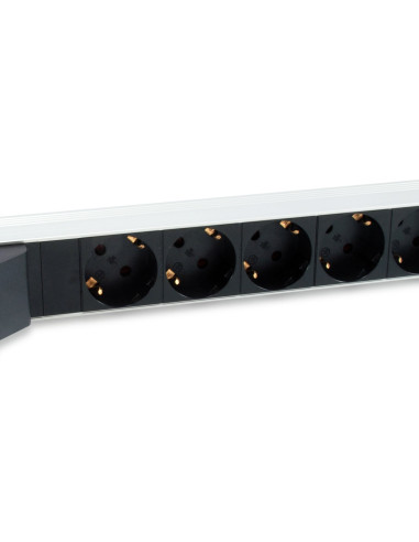 Equip 333312 Rozdzielacz Zasilania Pdu 6 X Gniazdo Sieciowe 1U Czarny