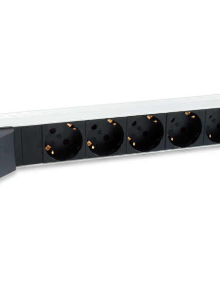 Equip 333312 Rozdzielacz Zasilania Pdu 6 X Gniazdo Sieciowe 1U Czarny