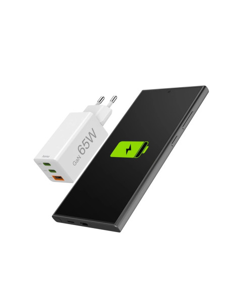 Hama 00201996 Ładowarka Do Urządzeń Przenośnych Smartfon Biały Prąd Przemienny Szybkie Ładowanie Wewnętrzna, Zewnętrzna