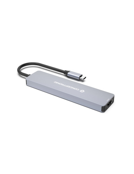 Conceptronic Donn19G Stacja Dokująca Przewodowa Usb 3.2 Gen 1 (3.1 Gen 1) Type-C Szary