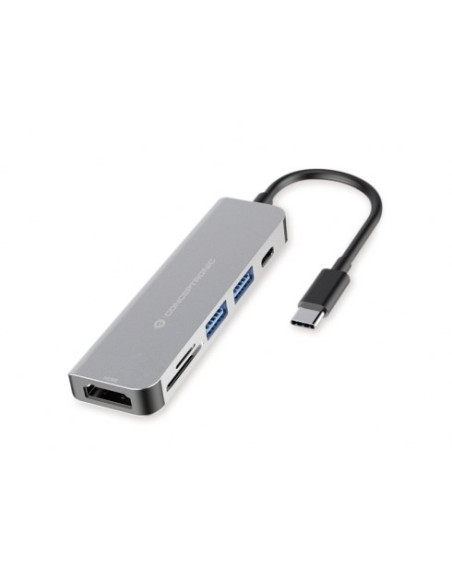 Conceptronic Donn02G Stacja Dokująca Usb 3.2 Gen 1 (3.1 Gen 1) Type-C Aluminium
