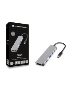 Conceptronic Donn02G Stacja Dokująca Usb 3.2 Gen 1 (3.1 Gen 1) Type-C Aluminium 2