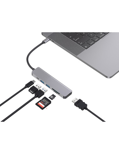 Conceptronic Donn02G Stacja Dokująca Usb 3.2 Gen 1 (3.1 Gen 1) Type-C Aluminium