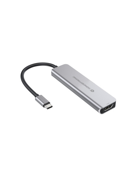 Conceptronic Donn02G Stacja Dokująca Usb 3.2 Gen 1 (3.1 Gen 1) Type-C Aluminium