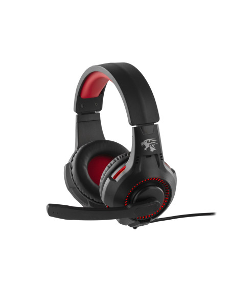 Preo 125085402 Słuchawki/Zestaw Słuchawkowy Przewodowa Opaska Na Głowę Gaming Czarny, Czerwony