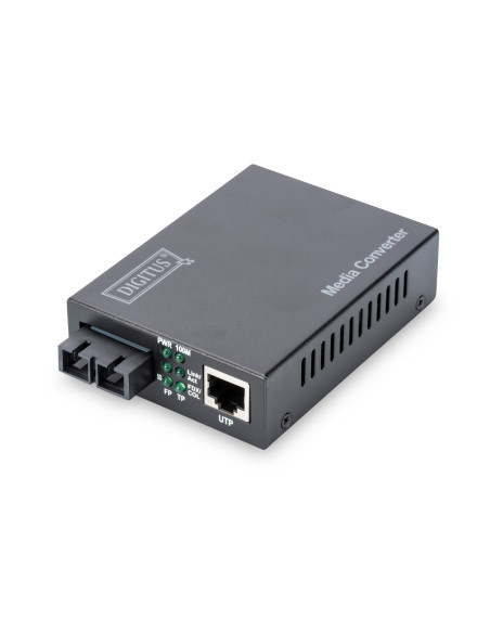 Digitus Dn-82020-1 Konwerter Sieciowy 100 Mbit/S 1310 Nm Multifunkcyjny Czarny