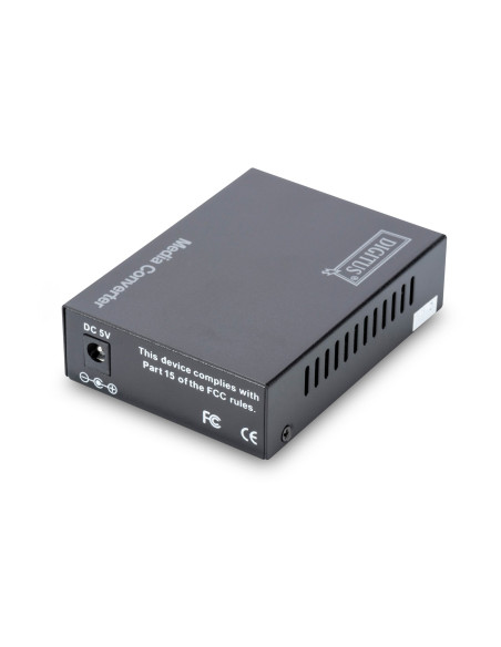 Digitus Dn-82020-1 Konwerter Sieciowy 100 Mbit/S 1310 Nm Multifunkcyjny Czarny