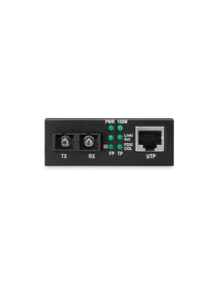 Digitus Dn-82020-1 Konwerter Sieciowy 100 Mbit/S 1310 Nm Multifunkcyjny Czarny