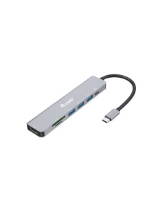 Equip 133494 Stacja Dokująca Przewodowa Usb 3.2 Gen 1 (3.1 Gen 1) Type-C Srebrny