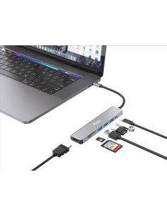 Equip 133494 Stacja Dokująca Przewodowa Usb 3.2 Gen 1 (3.1 Gen 1) Type-C Srebrny 2