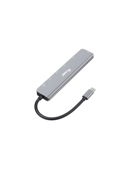 Equip 133494 Stacja Dokująca Przewodowa Usb 3.2 Gen 1 (3.1 Gen 1) Type-C Srebrny