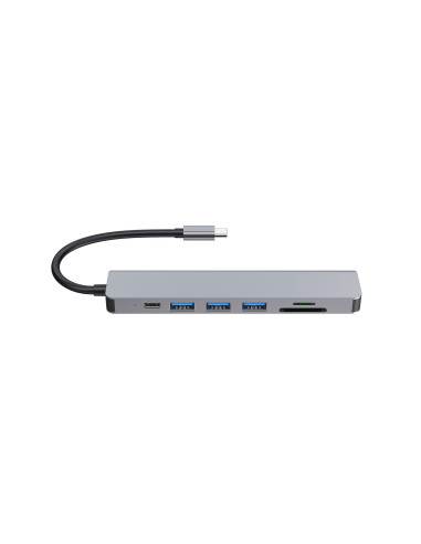 Equip 133494 Stacja Dokująca Przewodowa Usb 3.2 Gen 1 (3.1 Gen 1) Type-C Srebrny