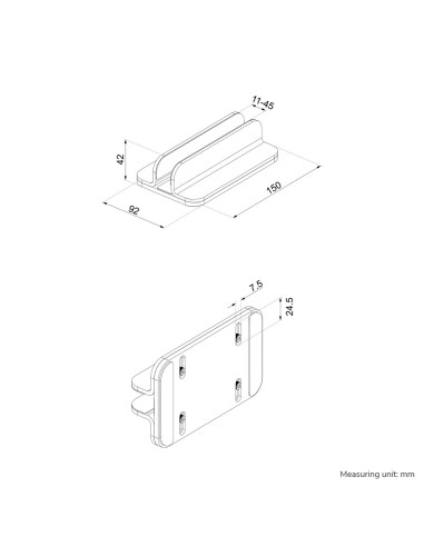 Neomounts Nsls300Silver Stojak Na Laptop Podstawka Na Notebooka Srebrny 43,2 Cm (17")