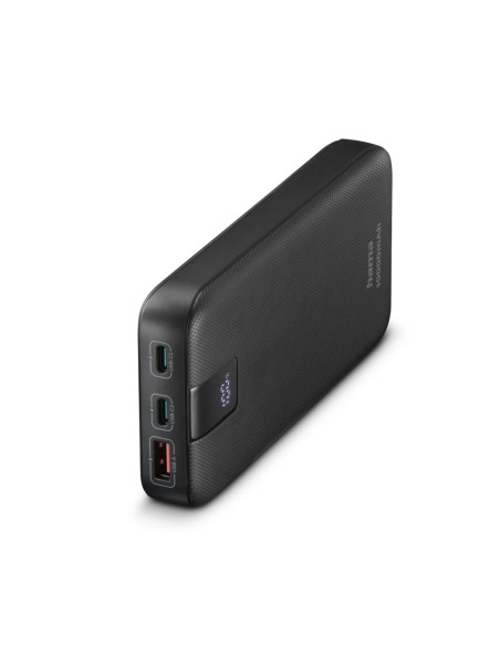 Hama 00201718 Bank Mocy Litowo-Polimerowy (Lipo) 10000 Mah Antracyt