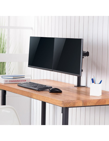 Logilink Bp0098 Uchwyt / Stojak Do Monitorów 81,3 Cm (32") Biurko Czarny