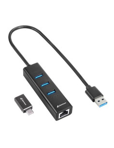 Sharkoon 4044951037575 Stacja Dokująca Bezprzewodowy Usb 3.2 Gen 1 (3.1 Gen 1) Type-C Czarny