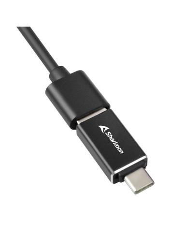 Sharkoon 4044951037575 Stacja Dokująca Bezprzewodowy Usb 3.2 Gen 1 (3.1 Gen 1) Type-C Czarny