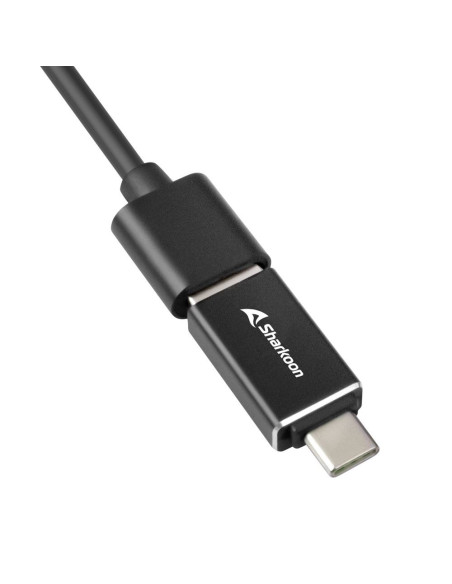Sharkoon 4044951037575 Stacja Dokująca Bezprzewodowy Usb 3.2 Gen 1 (3.1 Gen 1) Type-C Czarny