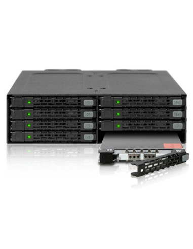 Icy Dock Mb998Tp-B Panel Drive Bay Taca Napędu Pamięci Masowej Srebrny
