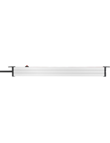 Listwa Zasilająca Brennenstuhl Alu-Line 19" Steckdosenleiste 8-Fach - 10A Sicherungsautomat Und Kaltgerätestecker [19" Steckerle
