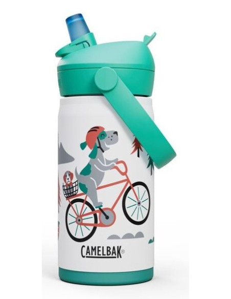 Camelbak Thrive Flip Straw Kids Codzienne Użytkowanie 400 Ml Stal Nierdzewna Turkusowy, Biały
