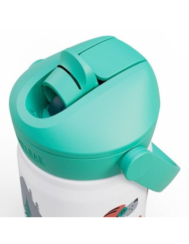 Camelbak Thrive Flip Straw Kids Codzienne Użytkowanie 400 Ml Stal Nierdzewna Turkusowy, Biały