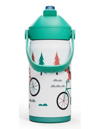 Camelbak Thrive Flip Straw Kids Codzienne Użytkowanie 400 Ml Stal Nierdzewna Turkusowy, Biały