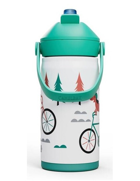Camelbak Thrive Flip Straw Kids Codzienne Użytkowanie 400 Ml Stal Nierdzewna Turkusowy, Biały