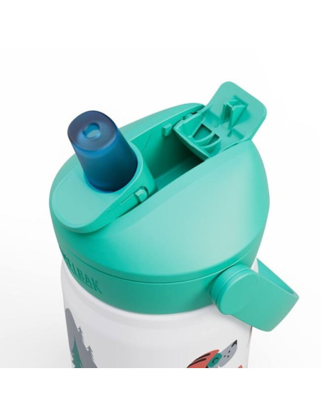 Camelbak Thrive Flip Straw Kids Codzienne Użytkowanie 400 Ml Stal Nierdzewna Turkusowy, Biały