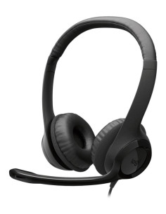 Logitech H390 Usb Zestaw Słuchawkowy Przewodowa Opaska Na Głowę Połączenia/Muzyka Usb Type-C Czarny