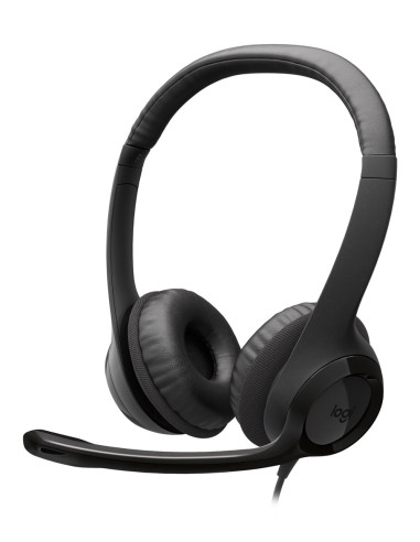 Logitech H390 Usb Zestaw Słuchawkowy Przewodowa Opaska Na Głowę Połączenia/Muzyka Usb Type-C Czarny